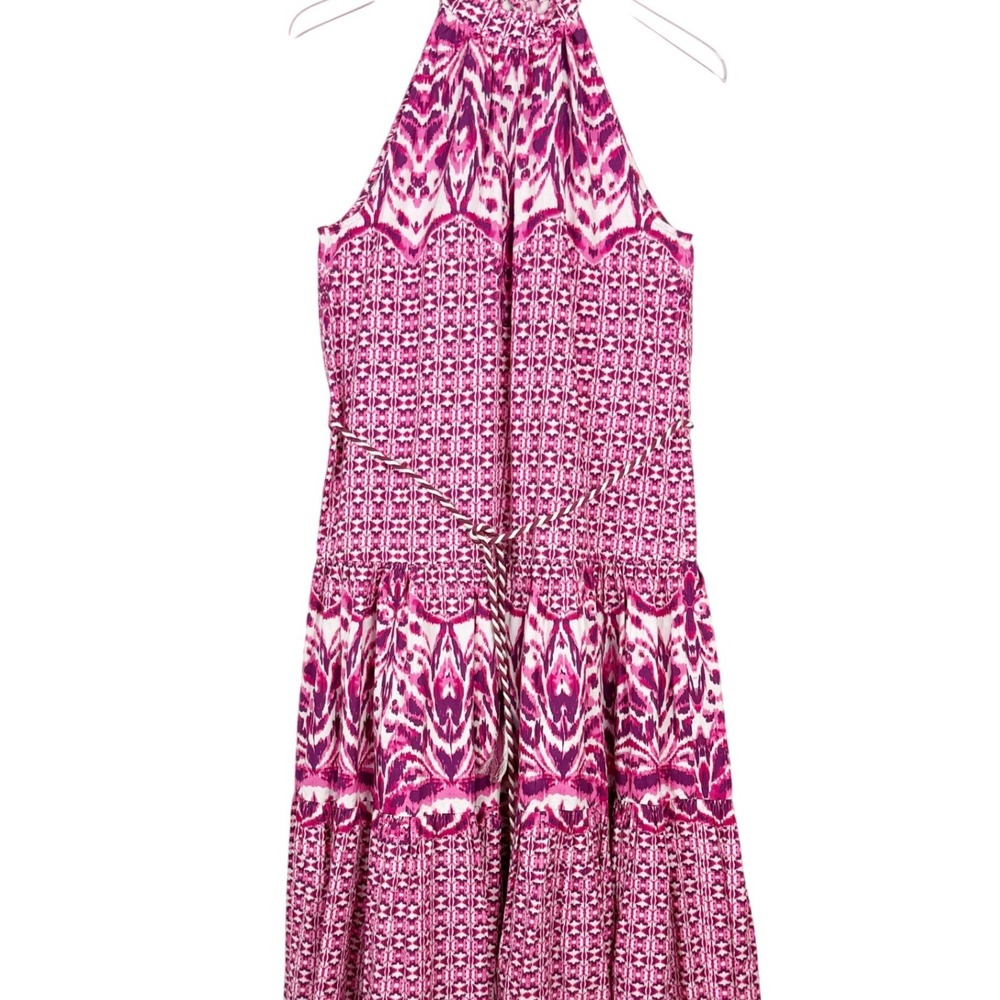 Calypso St Barth Brigitte Batik Magenta Print Maxi Dress Medium - Picture 15 of 16